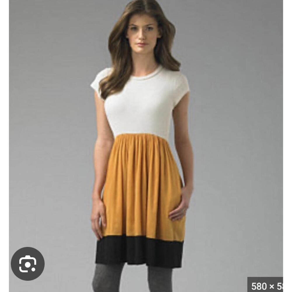 See by Chloé Colorblock Short Sleeve Dress Size S